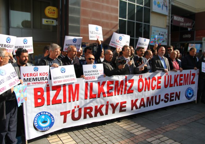 Kayseri'de Kamu-Sen'den bütçe tepkisi