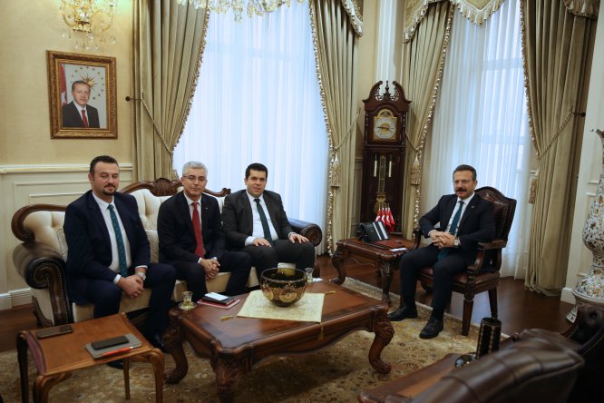 Kuzey Makedonyalı Bakan Hasan'dan Kocaeli Valiliğine ziyaret