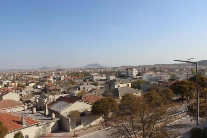Karapınar'da kentsel dönüşüm için yıkımlara başlandı