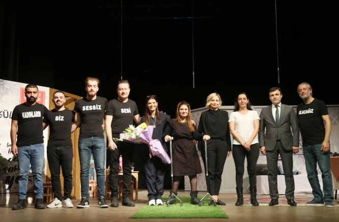 Gölbaşı'nda "Sesimi Duyuramadım" oyunu sahnelendi