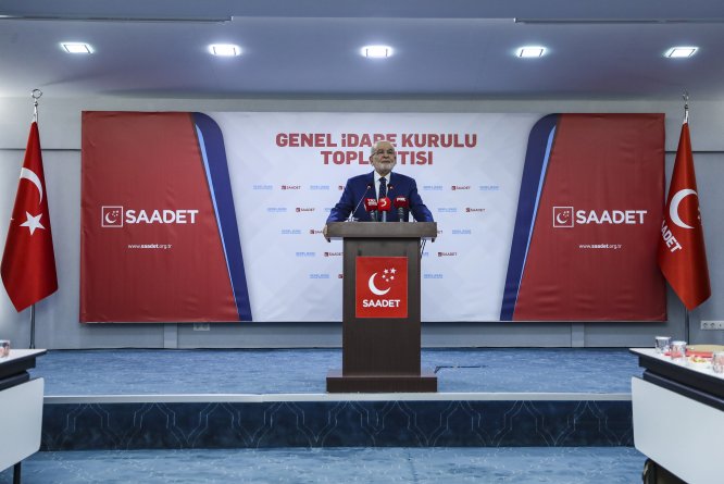 Saadet Partisi Genel Başkanı Temel Karamollaoğlu: "İsrail'in zulmüne ses çıkarılmıyor"