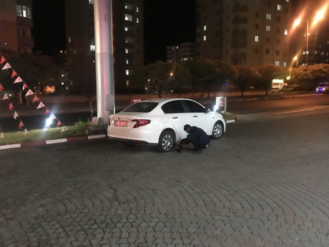 Kayseri'de bıçaklı saldırıya uğrayan bir kişi petrol istasyonuna sığındı