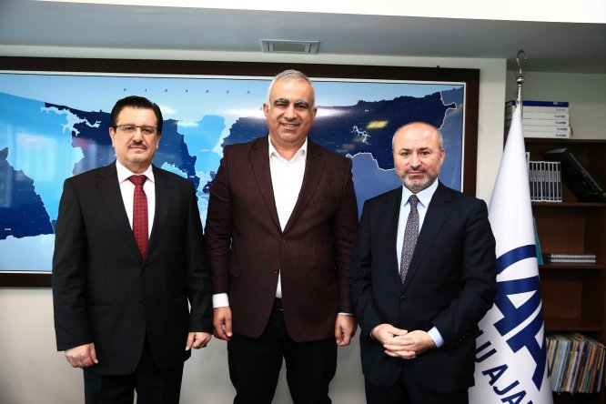 Yabancı Medya Birliğinden AA'ya ziyaret