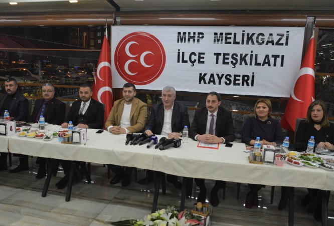 MHP Melikgazi İlçe Teşkilatı istişare toplantısı yapıldı