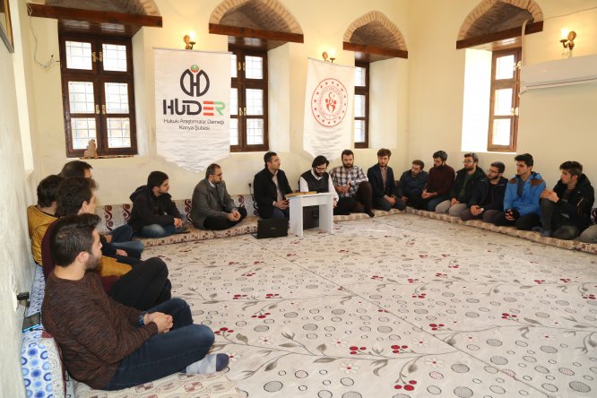 HUDER üyelerinden Hadim'e ziyaret