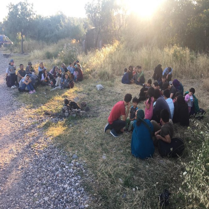 Çanakkale'de 95 düzensiz göçmen yakalandı