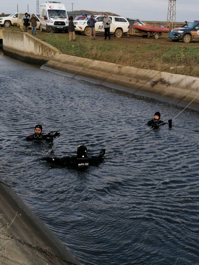 GÜNCELLEME - Edirne'de kendisinden haber alınamayan avukatın aracı kanalda bulundu