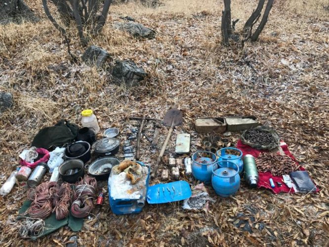 Van'da 20 kilogram amonyum nitrat ile akaryakıt karışımı patlayıcı bulundu