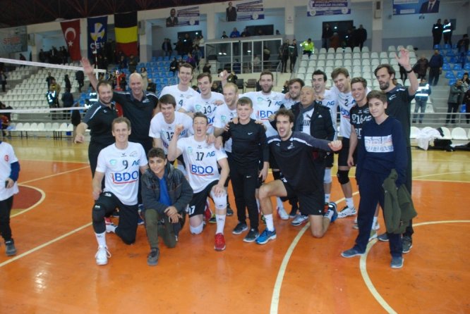 CEV Challenge kupasında Belçika ekibi set vermedi