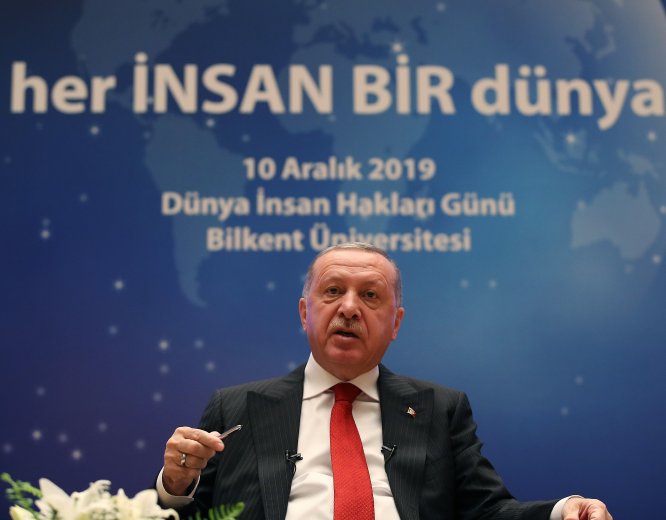 Erdoğan, Bilkent Üniversitesinde gençlerle buluştu