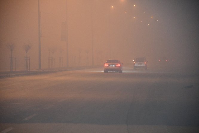Ağrı'da yoğun sis