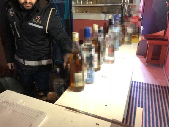 Aksaray’da alkollü mekanlar denetlendi