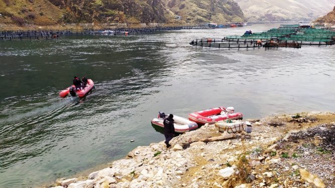 Fırat Nehri’nde 10 gündür tüm ekipler, kayıp sürücüyü arıyor