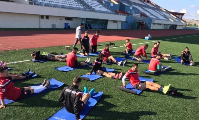 Kars 36 Spor DSİ Karadeniz Spor karşılaşması hazırlıklarını sürdürüyor