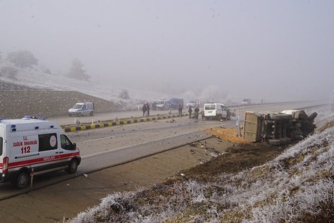 Kastamonu’da feci kazada yaralanan şahıs Zonguldak’a sevk edildi