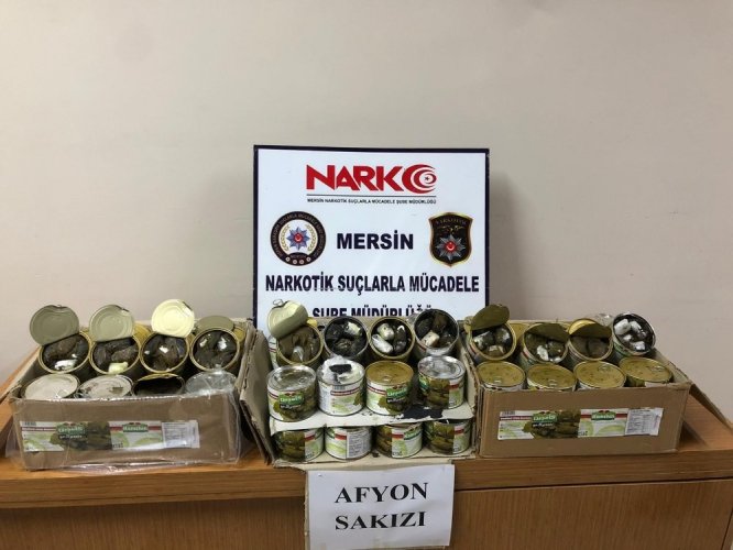 Konserve kutularında uyuşturucu kaçakçılığı