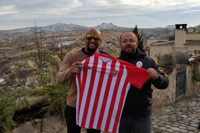 Galatasaray’ın eski futbolcusu Felipe Melo Kapadokya’da
