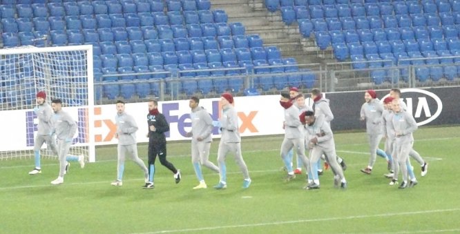 Trabzonspor, Basel maçı hazırlıklarını tamamladı