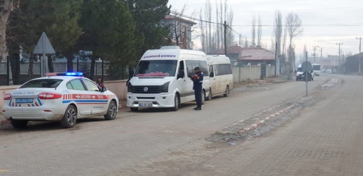 Şuhut jandarmasından denetim uygulaması