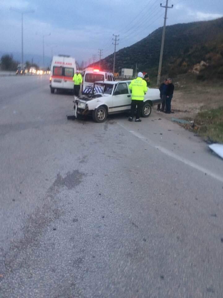 Bursa’da trafik kazası: 2 yaralı