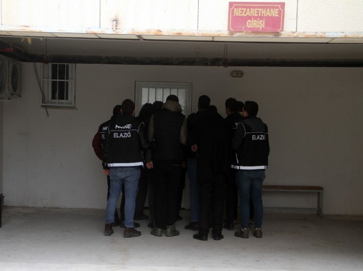 Elazığ’da uyuşturucu operasyonunda 6 tutuklama