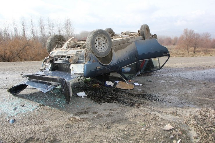 Hisarcık’ta trafik kazası: 3 yaralı
