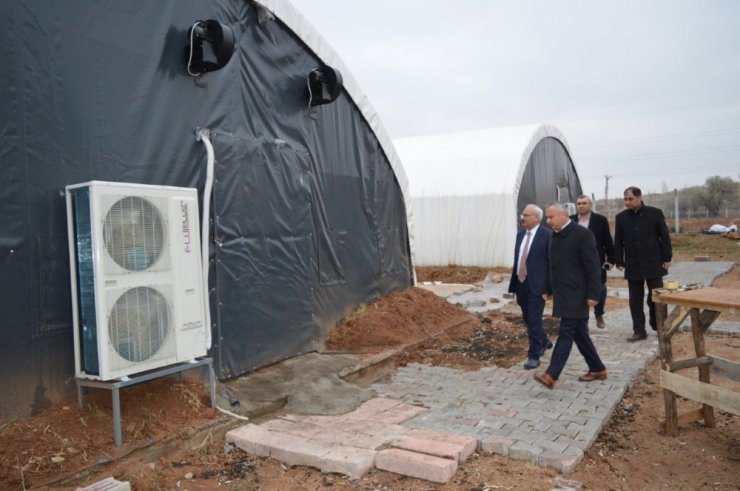Kırıkkale’de 2 çiftçiye mantar üretim tesisi kuruldu