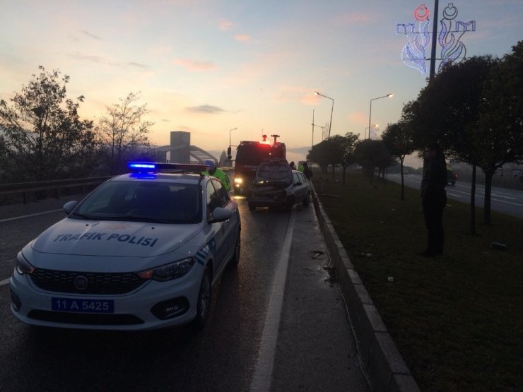 Bilecik’te trafik kazası, 2 yaralı
