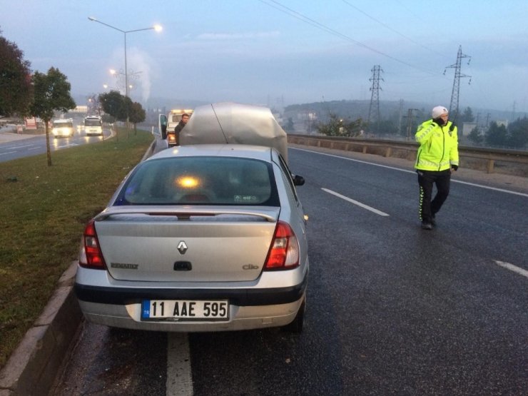 Bilecik’te trafik kazası, 2 yaralı