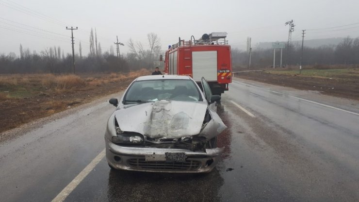 İskilip’te trafik kazası: 1 yaralı