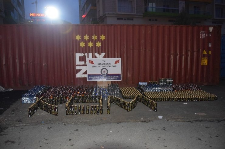 Diyarbakır’da yılbaşı öncesi kaçak içki operasyonu