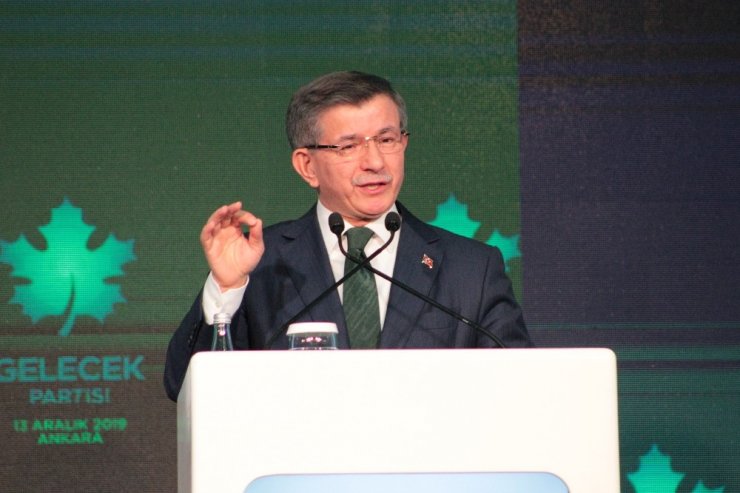 Ahmet Davutoğlu yeni kurulan partiyi tanıttı