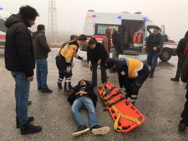 Hatay’da sis kazası: 4 yaralı