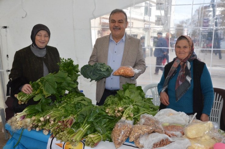 Kadınların ürettikleri yerli ürünler tezgahlarda