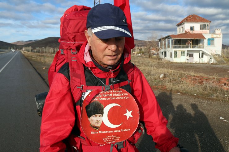 Milli Mücadele yolunu yaya yürüyor