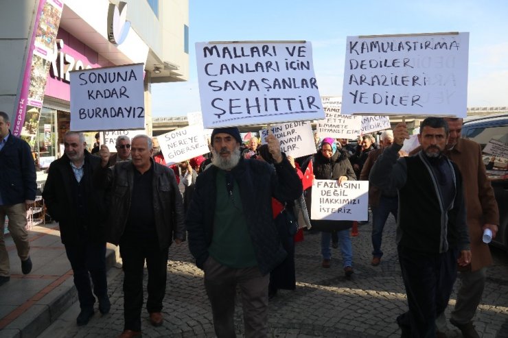Rize’de kamulaştırma mağdurları eylem düzenledi 2 kişi sinir krizi geçirdi
