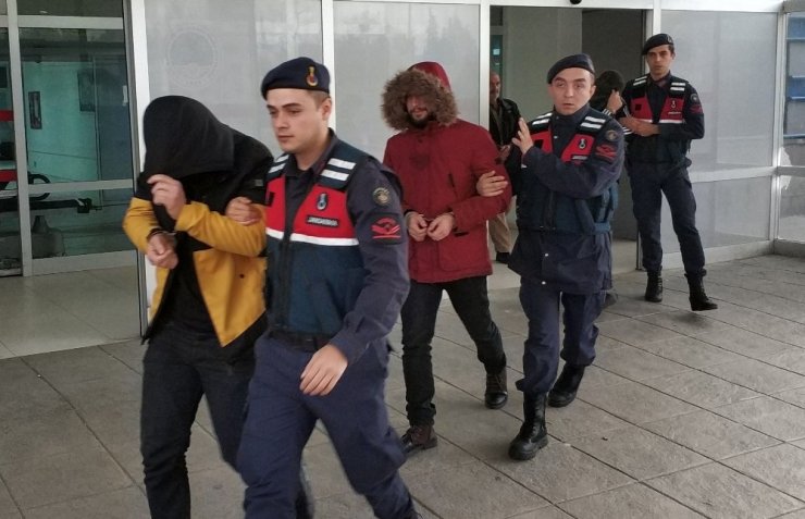 Jandarmanın uyuşturucu operasyondaki 8 şahıs adliyede