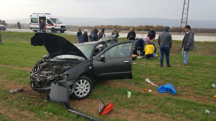 Silivri’de otomobil takla attı: 7 yaralı
