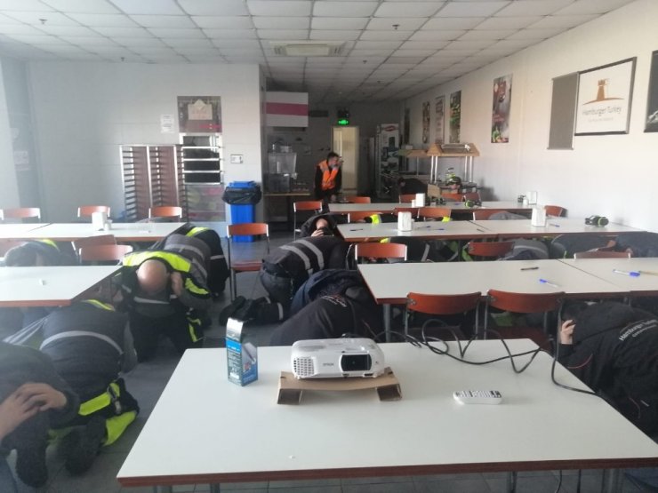 Ergene’de deprem tatbikatı