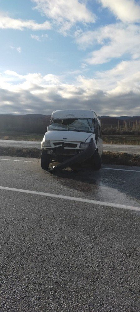 Yozgat’ta trafik kazası: 1 yaralı