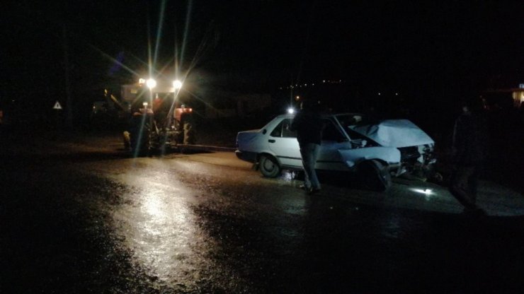 Denizli’de trafik kazası: 2 yaralı