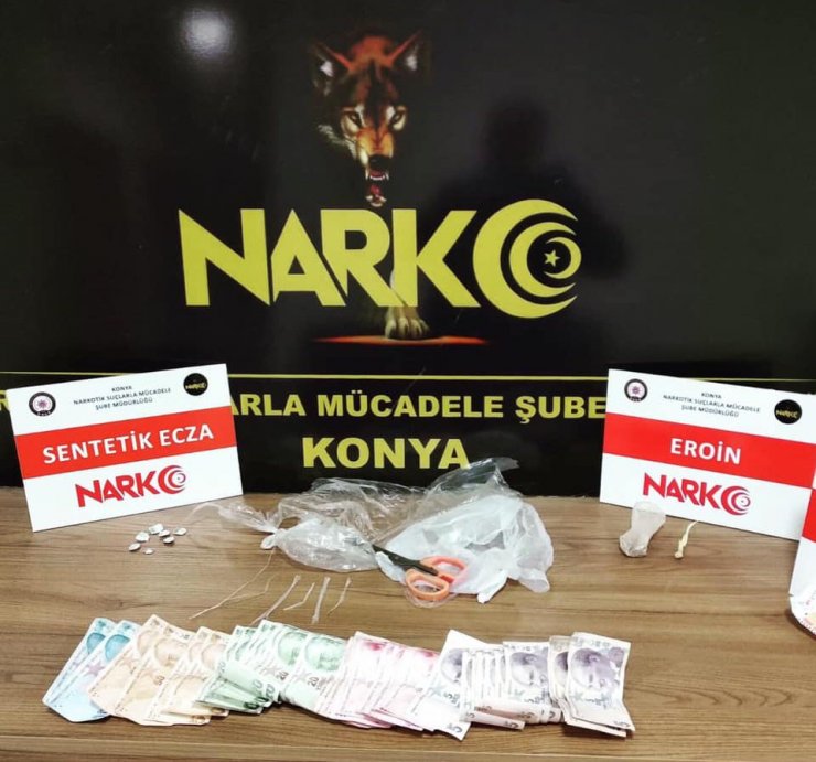 Konya’da uyuşturucu operasyonu