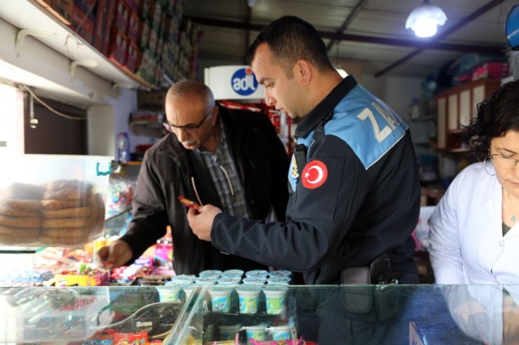 Erdemli’de katil çikolata denetimi