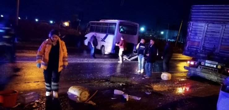 Tekirdağ’da zincirleme trafik kazası: 16 yaralı