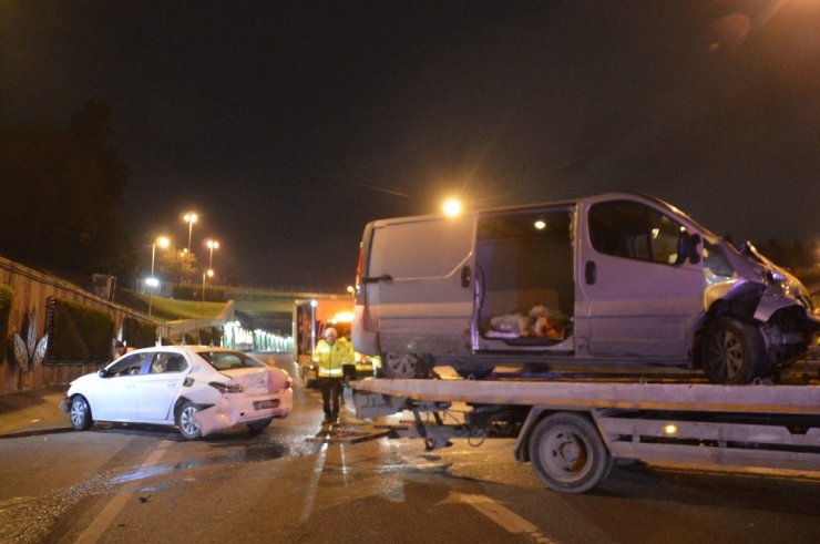 168 promil alkollü sürücü kaza yaptı: 2 kişi yaralandı