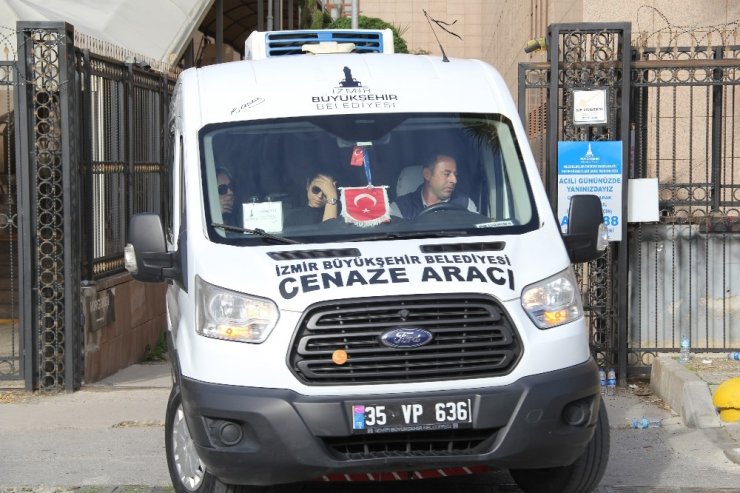Eşinden şiddet gördüğü iddia edilen kadının cenazesi alındı