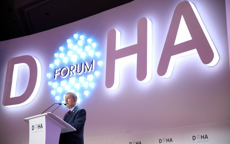 Milli Savunma Bakanı Akar, 19. Doha Forumu'nda konuştu: