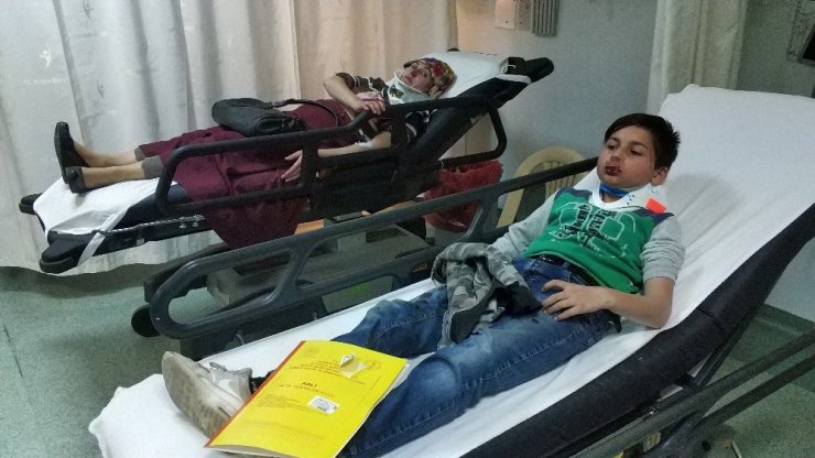 Samsun’da minibüs şarampole yuvarlandı: 4 yaralı
