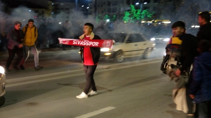 Sivas’ta galibiyet coşkusu