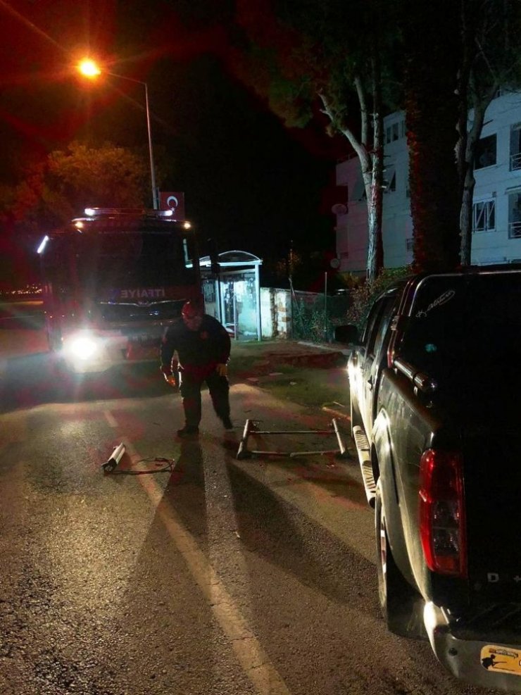 Ayvalık’ta trafik kazası: 2 yaralı